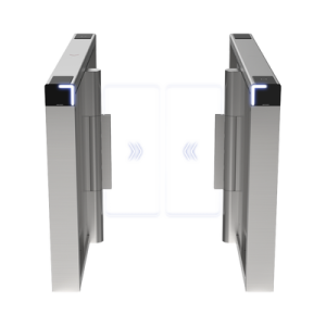 torniquete swing premium / iluminación led / 12,000,000 ciclos mcbf / incluye lectores de tarjeta y panel de acceso / 14 pares de ir / carril de 90 cms / compatible con reconocimiento facial / incluye izquierdo y derecho