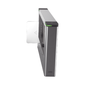 torniquete lado derecho para ampliar carriles /con 12 pares de detectores ir para validación de permisos/ soporta terminal de reconocimiento facial/ audio personalizable.