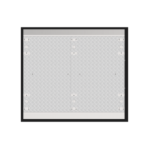base principal para torniquetes de la serie ds k3b631 / 1 carril de 65 cms