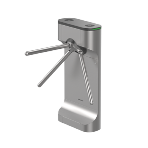 torniquete trípode con diseño slim ultra estético / uso rudo / leds indicador de entrada y salida / acero inoxidable / exterior protegido