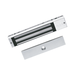chapa magnética de 617 lbs (280 kg) / montaje en puerta normal o de vidrio / certificado ce / uso en interior / indicador led / magnetismo anti residual