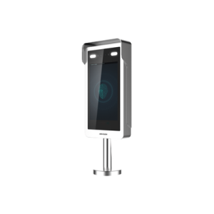 terminal de acceso con reconocimiento facial / soporta hasta 10,000 capturas de rostros/ pantalla lcd touch de 10 pulgadas / cámara de 2mp / soporte para torniquete hikvison