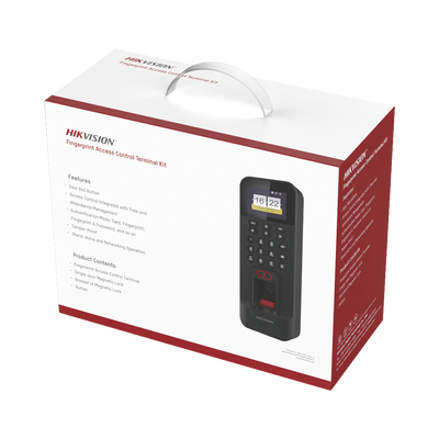 kit de control de acceso todo incluido con lector de huellas y tarjetas / 3,000 huellas / compatible con app hik connect / incluye electroimán botón de salida y montajes z y l para imán (ds k1t804) kit de control de acceso todo incluido con lector de huellas y tarjetas / 3,000 huellas / compatible con app hik connect / incluye electroimán botón de salida y montajes z y l para imán (ds k1t804)