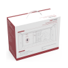 kit de control de acceso todo incluido con lector de rostros, qrs , tarjetas y huellas / 3,000 rostros / compatible con app hik connect / videoportero / incluye electroimán botón de salida y montajes z y l para imán / hik ia