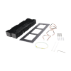 base de 3 espacios para empotrar módulos de videoporteros hikvision