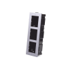 base de 3 espacios para empotrar módulos de videoporteros hikvision
