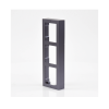base de 3 espacios para videoportero ip hikvision / instalación en superficie