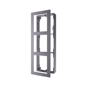 base de 3 espacios para videoportero ip hikvision / instalación en superficie