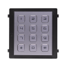 módulo de teclado para frente de calle modular / desbloqueo de puerta mediante código / llamada a monitor.