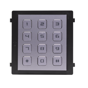 módulo de teclado para frente de calle modular / desbloqueo de puerta mediante código / llamada a monitor.