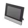 monitor hibrido ip wifi touch screen 7" para ds kis303p / vídeo en vivo / poe estándar / apertura remota / llamada entre monitores / audio de dos vías / policarbonato