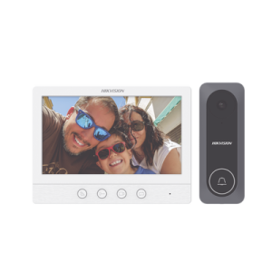 kit de videoportero turbohd con pantalla lcd a color de 7" / frente de calle para exterior de policarbonato / 720p (1 megapíxel )130° de visión (gran angular)