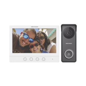 kit de videoportero turbohd con pantalla lcd a color de 7" / frente de calle para exterior de metal / 720p (1 megapíxel )117° de visión (gran angular)