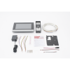 kit de videoportero híbrido de plastico / ip a 4 hilos con función de llamada a app hik connect / monitor se conecta a internet por cable o wifi y por 4 hilos al frente de calle / expandible a mas equipos