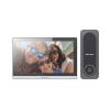 kit de videoportero hibrido turbohd con pantalla lcd touch de 7" wi fi / frente de calle para exterior de policarbonato / 720p (1 megapíxel )130° de visión (gran angular) / llamada a app hik connect