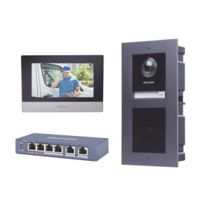 kit de videoportero ip con llamada a app de smartphone y lector de tarjetas em / 2da generación (modular) / montaje para empotrar incluido