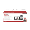 kit de videoportero ip poe estandar con llamada a app de smartphone (hik connect) / apertura con tarjeta mifare / frente de calle ik08 & ip65 / soporta 2 puertas