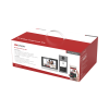 kit de videoportero ip poe estandar con llamada a app de smartphone (hik connect) / apertura con tarjeta mifare / frente de calle ik08 & ip65 / soporta 2 puertas