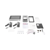 kit de videoportero ip poe estandar con llamada a app de smartphone (hik connect) / apertura con tarjeta mifare / frente de calle ik08 & ip65 / soporta 2 puertas