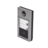 videoportero ip (ip65 + ik08) con llamada y apertura desde app hik connect / soporta 2 departamentos / poe estandar / interfaz web para configuración / 2 puertas