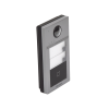 videoportero ip (ip65 + ik08) con llamada y apertura desde app hik connect / soporta 2 departamentos / poe estandar / interfaz web para configuración / 2 puertas