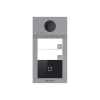 videoportero ip (ip65 + ik08) con llamada y apertura desde app hik connect / soporta 2 departamentos / poe estandar / interfaz web para configuración / 2 puertas