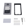 videoportero ip 2 megapixel / llamada y apertura remota desde app hik connect (requiere monitor) / poe / exterior ip65 + antivandalico ik08 / 2 departamentos / apertura con tarjeta / soporta 2 puertas y hasta 6 monitores