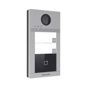 videoportero ip 2 megapixel / llamada y apertura remota desde app hik connect (requiere monitor) / poe / exterior ip65 + antivandalico ik08 / 2 departamentos / apertura con tarjeta / soporta 2 puertas y hasta 6 monitores