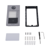 videoportero ip 2 megapixel / llamada y apertura remota desde app hik connect (requiere monitor )/ poe / exterior ip65 + antivandalico ik08 / 4 departamento / apertura con tarjeta / soporta 2 puertas y hasta 6 monitores