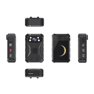 body camera portátil / grabación a 2k / pantalla 2.4" lcd / ip68 / h.265 / 32 gb de almacenamiento / gps / wifi / 3g y 4g / fotos de hasta 40 megapixel / micrófono integrado
