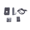 body camera portátil / grabación a 2k / pantalla 2.4" lcd / ip67 / h.265 / 32 gb de almacenamiento / gps / wifi / 3g y 4g / fotos de hasta 30 megapixel / micrófono integrado