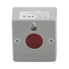 botón de pánico cableado / compatible con cualquier panel de alarma / llave de seguridad / na/nc / material retardante al fuego (abs)