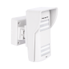 (ax hub) detector dual tech inalámbrico para exterior + montaje de pared