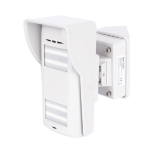 (ax hub) detector dual tech inalámbrico para exterior + montaje de pared + adaptador