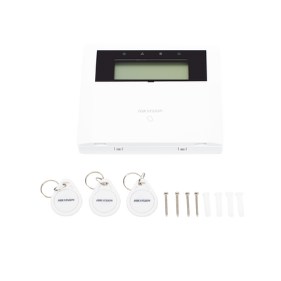 (ax hybrid pro) teclado compatible con el panel hybrid pro hikvision ds pha64 lp y ds pha64 lp(b) / pantalla lcd / 2 zonas cableadas / 1 salida de alarma / 64 llaveros (ax hybrid pro) teclado compatible con el panel hybrid pro hikvision ds pha64 lp y ds pha64 lp(b) / pantalla lcd / 2 zonas cableadas / 1 salida de alarma / 64 llaveros