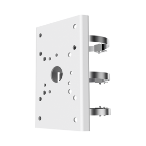 montaje de aro para poste / compatible con radar hikvision