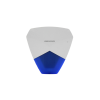 sirena estrobo cableada hikvision / ideal para cualquier panel de alarma / azul / 105 db / proteccón ip54