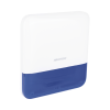 (ax pro) sirena inalámbrica con estrobo azul para exterior ip65 / 110 db