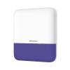 (ax pro) sirena inalámbrica con estrobo azul para exterior ip65 / 110 db