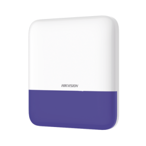 (ax pro) sirena inalámbrica con estrobo azul para exterior ip65 / 110 db