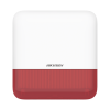 (ax pro) sirena inalámbrica con estrobo rojo para exterior ip65 / 110 db