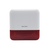 (ax pro) sirena inalámbrica con estrobo rojo para exterior ip65 / 110 db