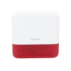 (ax pro) sirena inalámbrica con estrobo rojo para exterior ip65 / 110 db