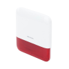 (ax pro) sirena inalámbrica con estrobo rojo para exterior ip65 / 110 db