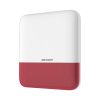 (ax pro) sirena inalámbrica con estrobo rojo para exterior ip65 / 110 db