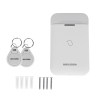 (ax pro) lector de tag inalámbrico hikvision / permite armar y desarmar / incluye 2 tag ds pt m1