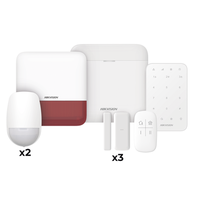 (ax pro) kit de alarma ax pro / incluye: 1 hub / 2 sensores pir / 3 contactos magnéticos mini / 1 control remoto / 1 sirena estrobo en color rojo inalámbrica exterior /1 teclado inalámbrico / wi fi / compatible con hik connect p2p (ax pro) kit de alarma ax pro / incluye: 1 hub / 2 sensores pir / 3 contactos magnéticos mini / 1 control remoto / 1 sirena estrobo en color rojo inalámbrica exterior /1 teclado inalámbrico / wi fi / compatible con hik connect p2p