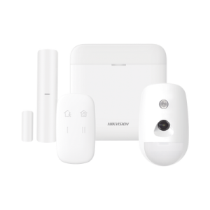 (ax pro) kit de alarma ax pro / incluye: 1 hub con bateria de respaldo / 1 sensor pir con cámara / 1 contacto magnético / 1 control remoto / wifi / compatible con hik connect p2p