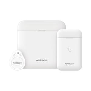 (ax pro) kit de alarma ax pro para rondines / incluye: 1 hub con bateria de respaldo / 1 lector tag / 1 tag / compatible con hik connect p2p