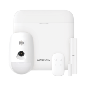 (ax pro) kit de alarma ax pro con gsm (3g/4g) / incluye: 1 hub / 1 sensor pir con cámara / 1 contacto magnético / 1 control remoto / wifi / compatible con hik connect p2p